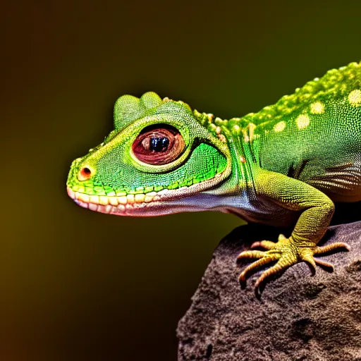 Prompt: Photography of an alien shapeshifting into a lizard, National Geography Photography, 8K