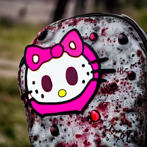 Image similar to Zombie Hello Kitty, EOS-1D, f/1.4, ISO 200, 1/160s, 8K, RAW, unedited, symmetrical balance, in-frame