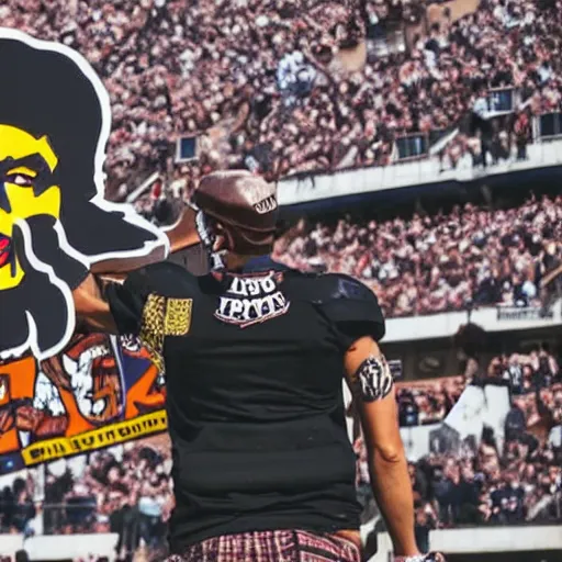 Prompt: New mascot for football team The Las Vegas Anarchists