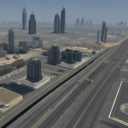 Image similar to gta : dubai, unreal engine 5