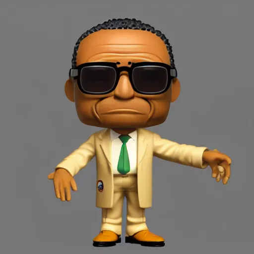 Prompt: gustavo fring as a funko pop, 3d render