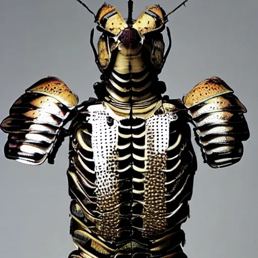 Image similar to armor made of insect chitin