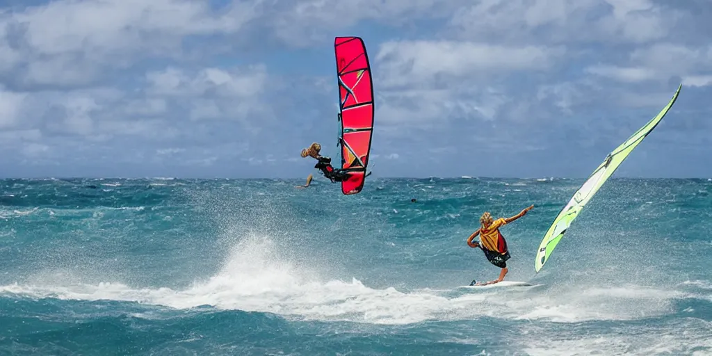 Image similar to kristoffer egeberg windsurfing in hawaii