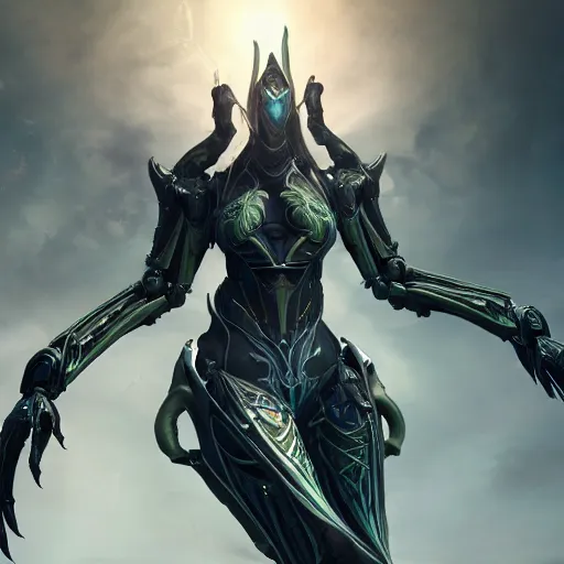 Image similar to high quality bug pov shot, of a highly detailed beautiful Giant female warframe, but as an anthropomorphic robot female dragon, looming over you, unaware of your existence, highly detailed art, epic cinematic shot, realistic, professional digital art, high end digital art, furry art, DeviantArt, artstation, Furaffinity, 8k HD render, epic lighting, depth of field