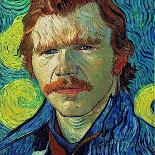 Prompt: Han solo as painted by van gogh, oil painting