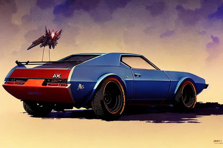 Prompt: amc amx / 3, painted by greg rutkowski makoto shinkai takashi takeuchi studio ghibli, akihiko yoshida