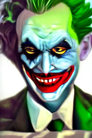 Prompt: portrait of the joker