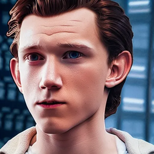 Prompt: tom holland with a beard as the new doctor who, cinematic, volumetric lighting, f 8 aperture, cinematic eastman 5 3 8 4 film, photorealistic