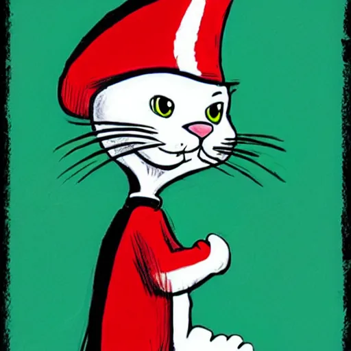 Prompt: Cat in the Hat