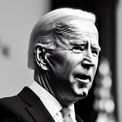 Image similar to joe biden black and white gigachad