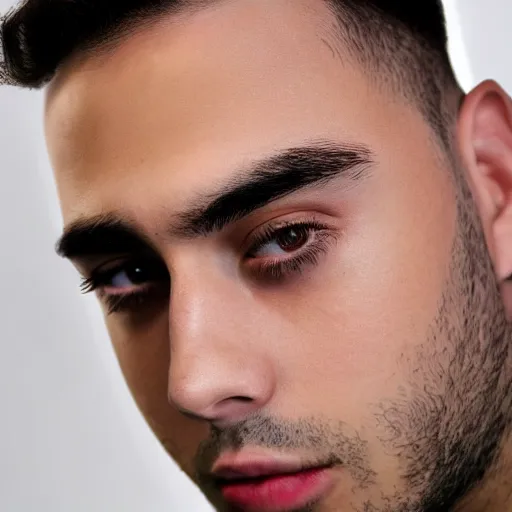 Image similar to a closeup shot of handsome mizkif from twitch, photorealism, 8k