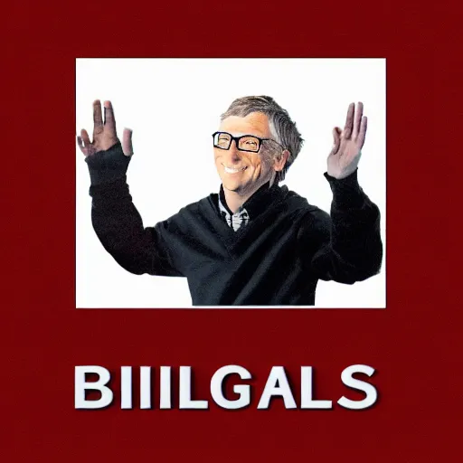 Prompt: a bill gates in the middle of the sea in the style of richard serra