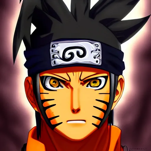 Prompt: naruto. epic portrait, digital art, trancing on artstation, high quality.