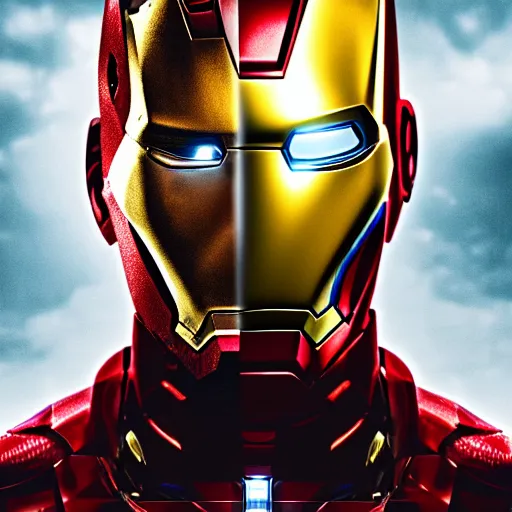 Prompt: chris Evans as iron man, cinematic, photorealistic, film grain, 4k, movie poster, 8k