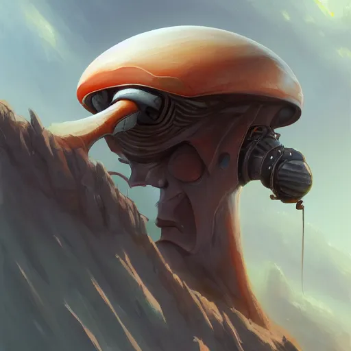 Image similar to alien ship, crashing,, portrait, behance hd artstation, style of jesper ejsing