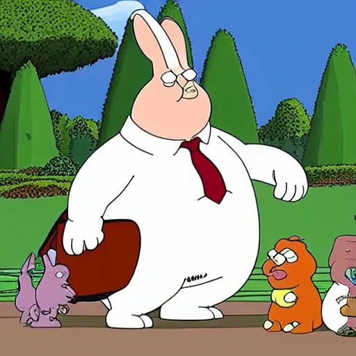 Image similar to Big Chungus in family guy