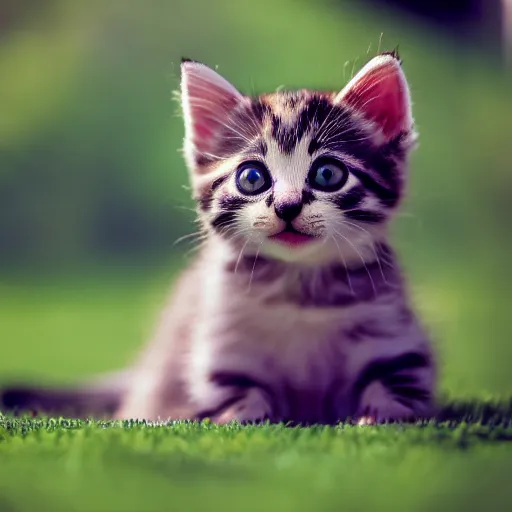 Image similar to kitten that is too adorable, photo, f1.8 50mm prime, detailed, 4k