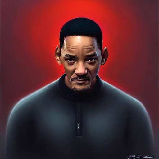 Image similar to will smith by tom bagshaw, slapping barrack obama by tom bagshaw, digital art by ilya kuvshinov