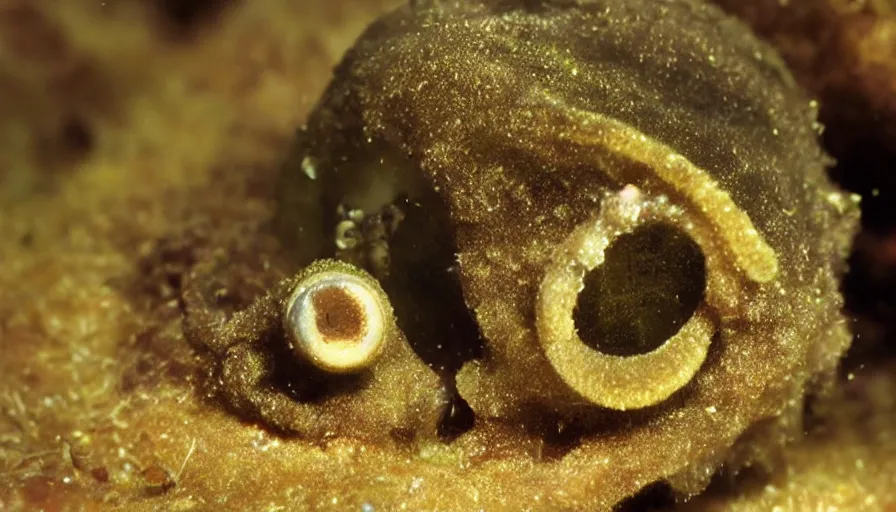 Image similar to Big budget horror movie, scientists examine a baby squid