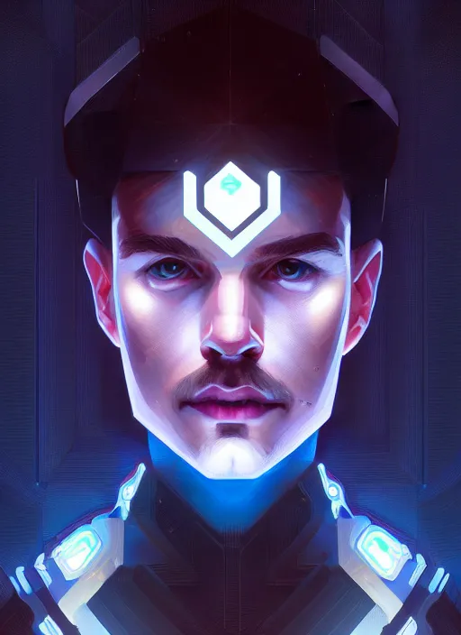 Prompt: symmetry!! portrait of steve from minecraft, sci - fi, tech wear, glowing lights!! intricate, elegant, highly detailed, digital painting, artstation, concept art, smooth, sharp focus, illustration, art by artgerm and greg rutkowski and alphonse mucha