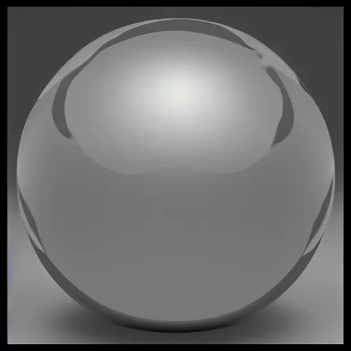 Image similar to centered rule of thirds 5 0 mm film still of a silver sphere orb, 3 d render octane, portrait, sharp focus