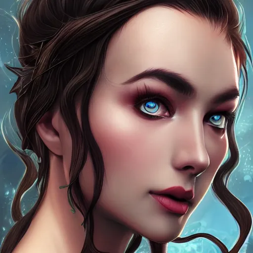 Prompt: leech queen, beautiful, detailed symmetrical close up portrait, intricate complexity, in the style of artgerm and ilya kuvshinov, magic the gathering art