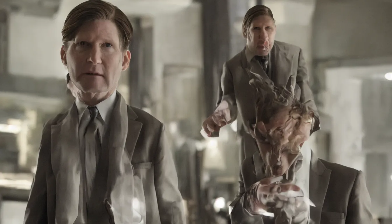 Prompt: a still of crispin glover in the avengers ( 2 0 1 2 ), 4 k, hi - res