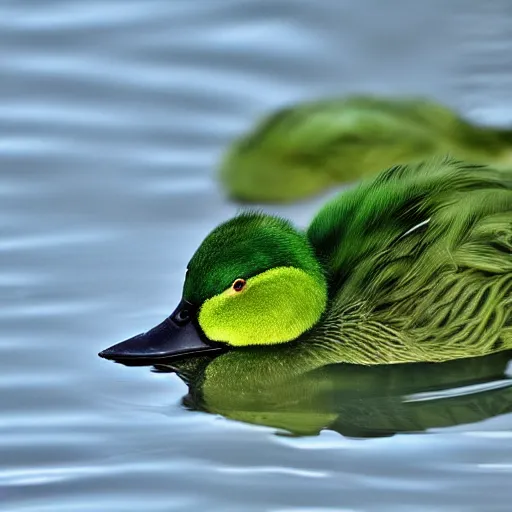 Prompt: green duck