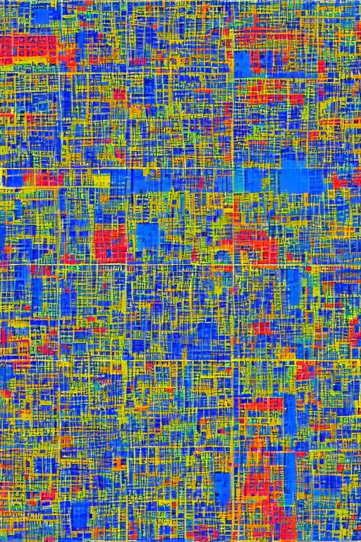 Prompt: favelas in rio, height map, bump map, diffusion map, 3 d, highly detaled, raised image, by piet mondrian