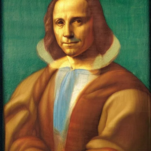 Image similar to portait of barack obama, in style of leonardo davinci