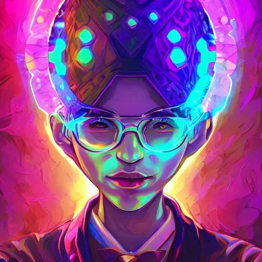 Image similar to skill magic geek inside matrix deepdream radiating a glowing aura stuff loot legends stylized digital illustration video game icon artstation lois van baarle, ilya kuvshinov, rossdraws,