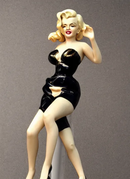 Prompt: Product Introduction Photos, 4K, Front view, Full body, 80mm resin detailed miniature of Marilyn Monroe