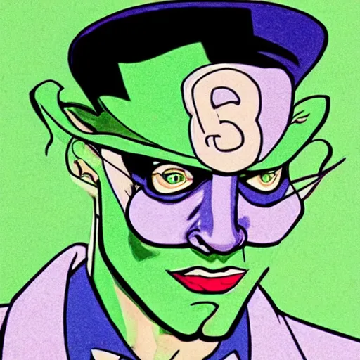 Image similar to The Riddler asking you if you have any questions