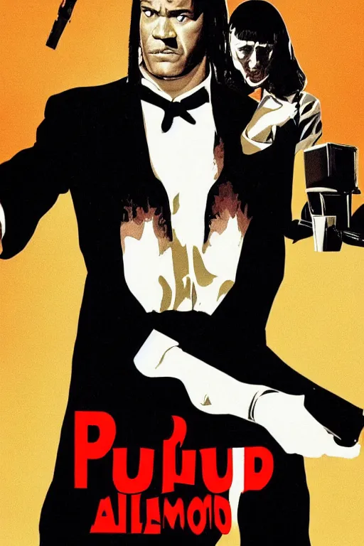 Image similar to pulp fiction by pedro almodovar