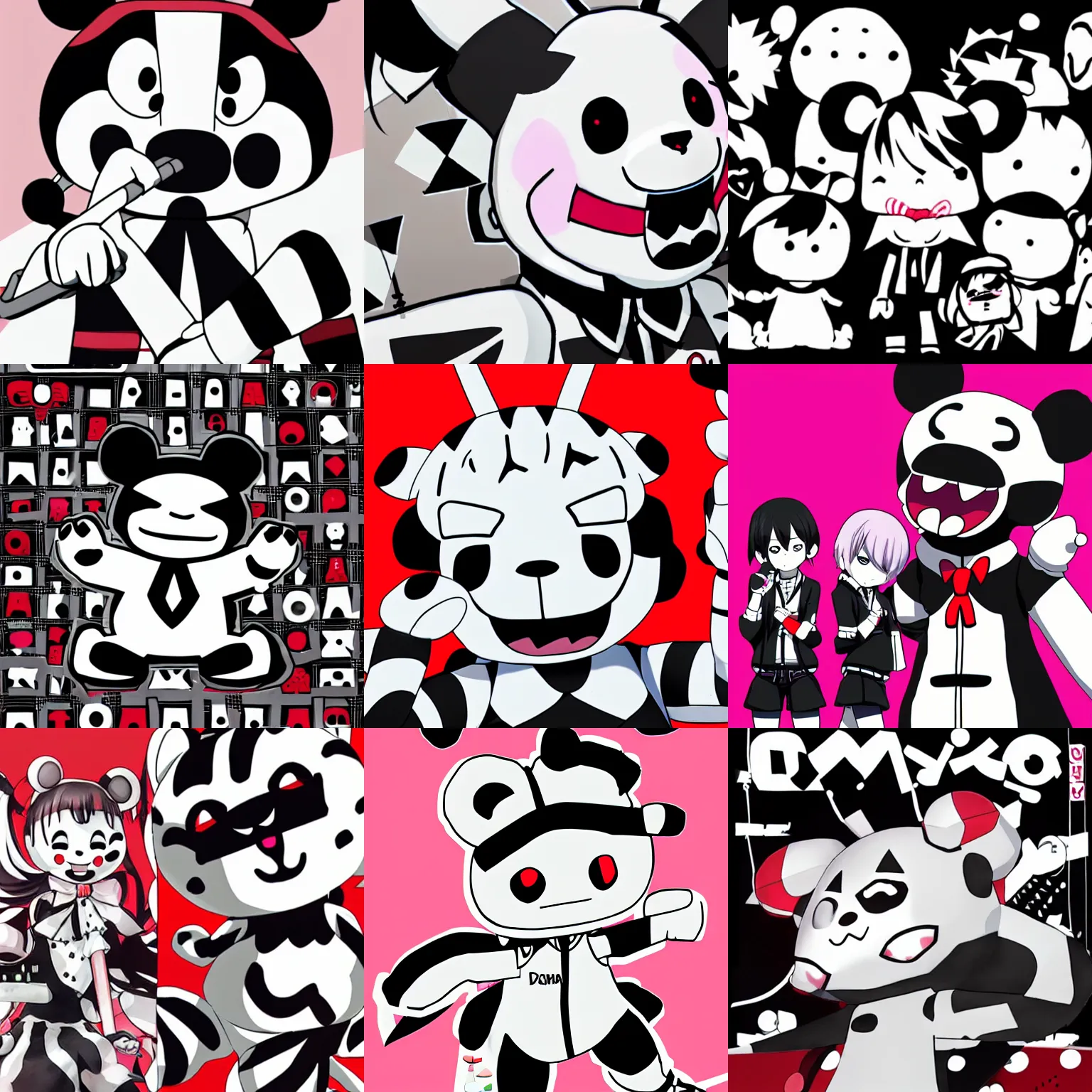 Monokuma Digital Art by Elijah Pease - Pixels