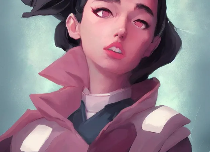 Image similar to model face gal gadot as nezuko from demon slayer ねずこイラスト by artgem by greg rutkowski trending on artstation