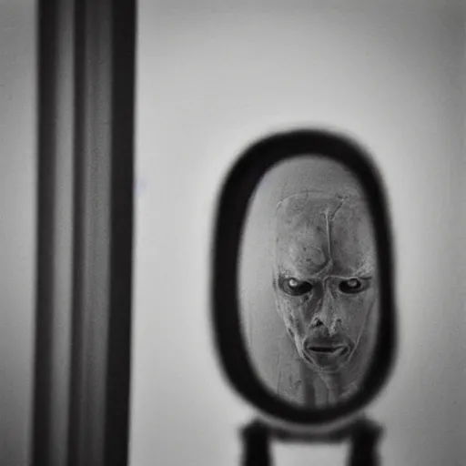 Image similar to “ The boogeyman in the mirror”