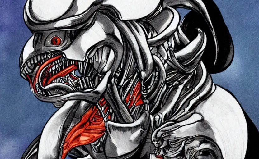 Prompt: Xenomorph as doctor,