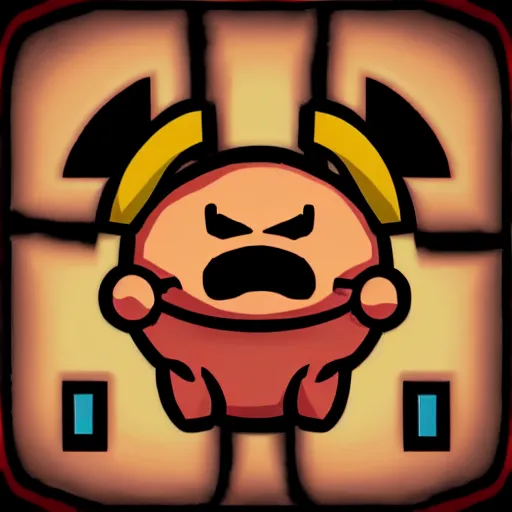 Prompt: binding of isaac pokemno game icon