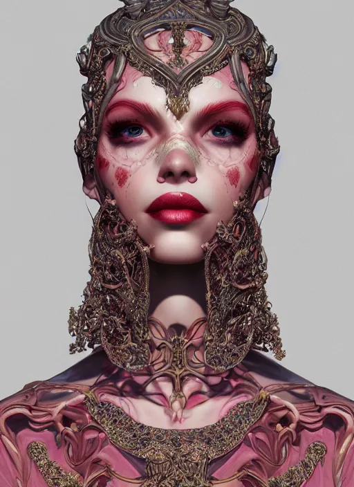 Image similar to perfect skin :: by Martine Johanna :: ornate, dynamic, particulate, rich colors, intricate, elegant, centered, artstation, smooth, sharp focus, octane render, 3d