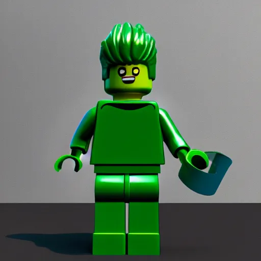 Prompt: lego of she hulk attorney at law and the flash, octane render, artistic, cinema 4 d, dark horror