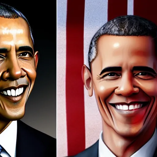 Image similar to Obama with Norwegian skin color, Scandinavian skin color, British skin color