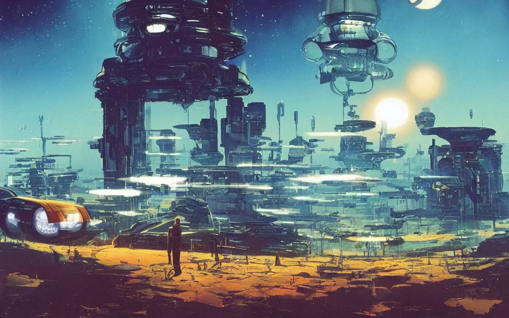 Image similar to a techno - spiritual utopian alien, perfect future, award winning digital art by chris foss