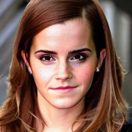 Image similar to A Emma Watson/Kim Kardashian hybrid