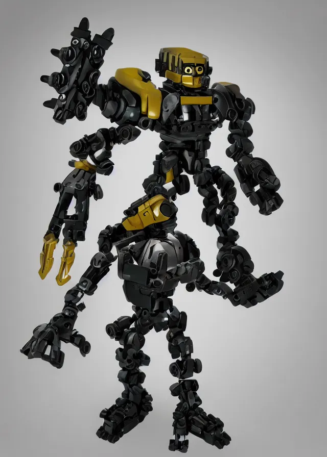 Prompt: the first gay bionicle, product photo, studio lighting