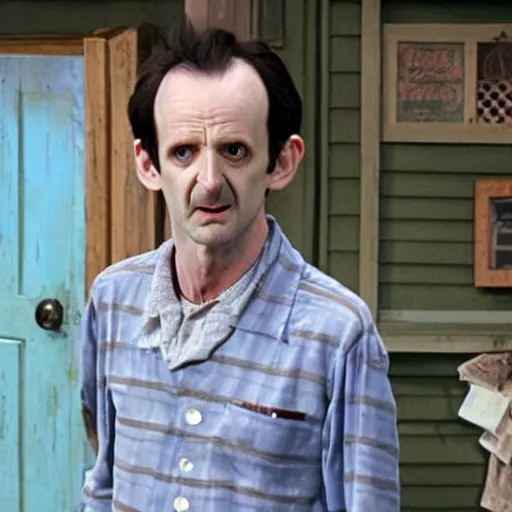 Image similar to denis o'hare as rickety cricket, it's always sunny in philadelphia, 8 k