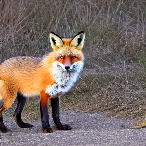 Prompt: fox , wildlife photography