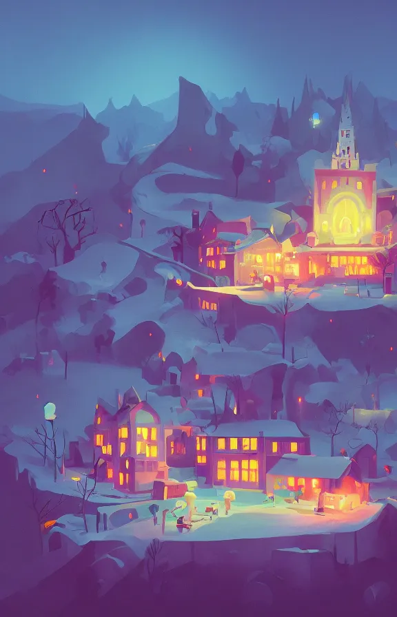 Image similar to magical school on a hill, sharp focus, james gilleard, zoomed in, print, game art