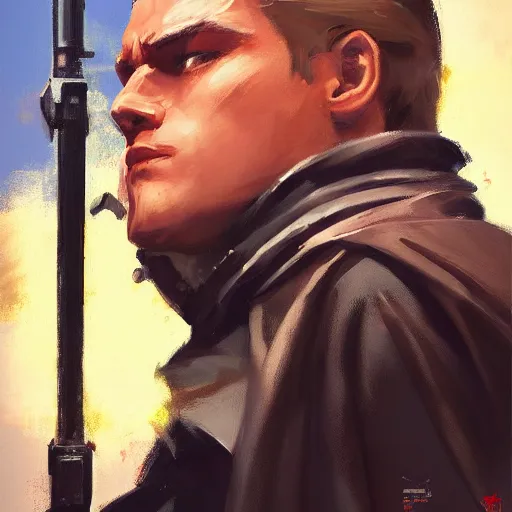 Image similar to greg manchess portrait painting of armored anakin skywalker darth vader as overwatch character, medium shot, asymmetrical, profile picture, organic painting, sunny day, matte painting, bold shapes, hard edges, street art, trending on artstation, by huang guangjian and gil elvgren and sachin teng