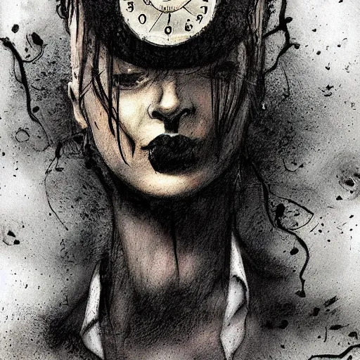 Image similar to time loop by ben templesmith